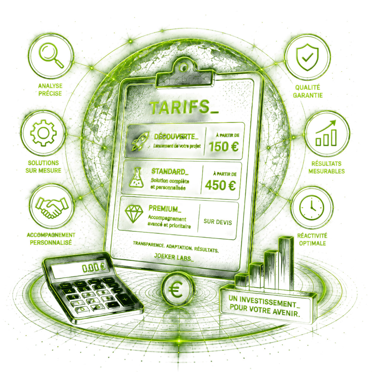 Illustration tarifs Joeker Labs
